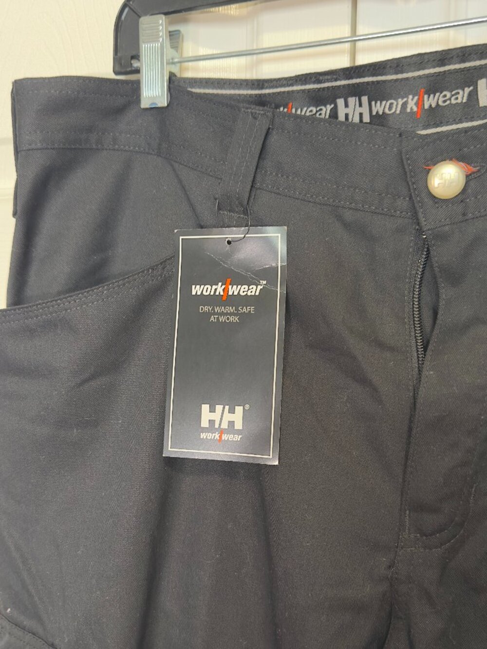 NWT Helly Hansen Workwear Heavy Duty Black Tactical Cargo Pants Men's 32x38